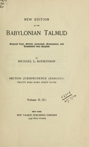 The Babylonian Talmud