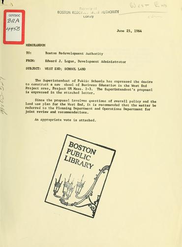 West end: school land