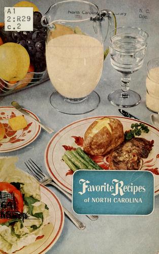 Favorite recipes of North Carolina