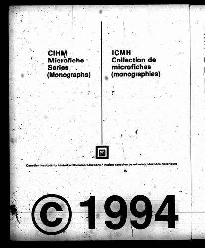 A pastoral letter addressed to the congregation of the Church of the Holy Trinity, Toronto