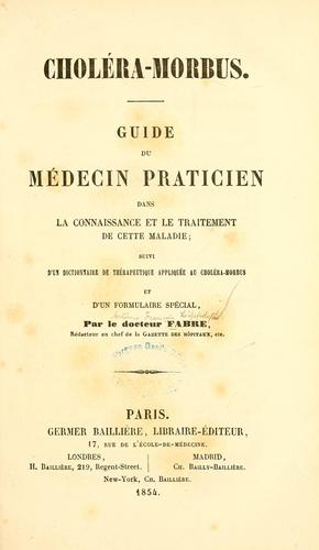 Choléra-morbus