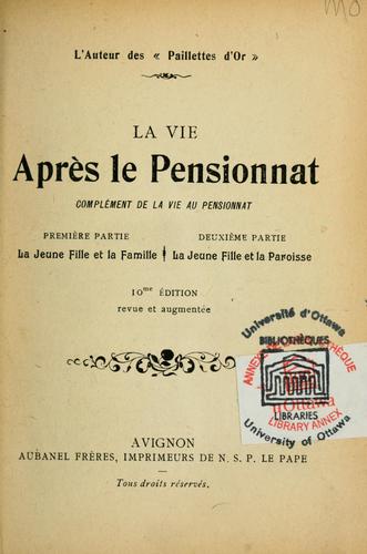 La vie apres le pensionnat