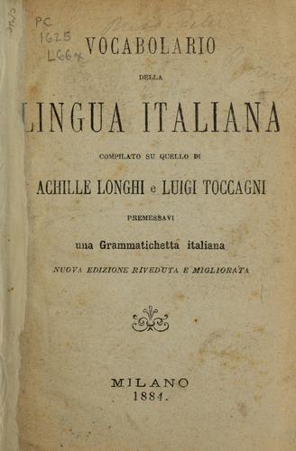 Vocabolario della lingua italiana