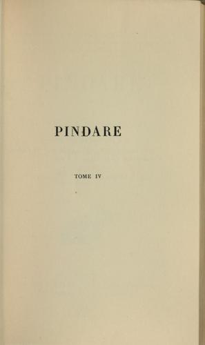 Pindare