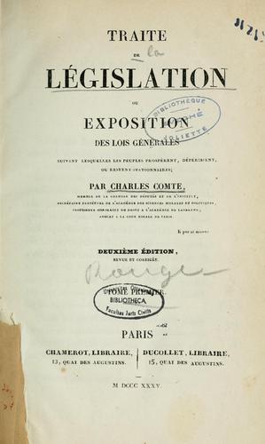 Traité de législation