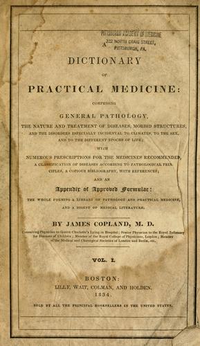 A dictionary of practical medicine