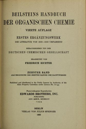 Beilsteins Handbuch der organischen Chemie