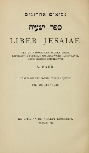 Liber Jesaiae