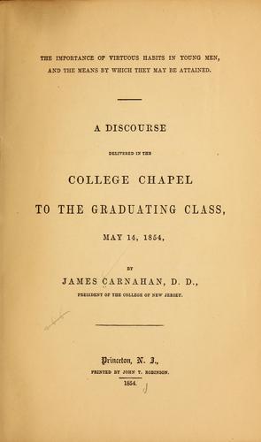 The importance of virtuous habits in young men