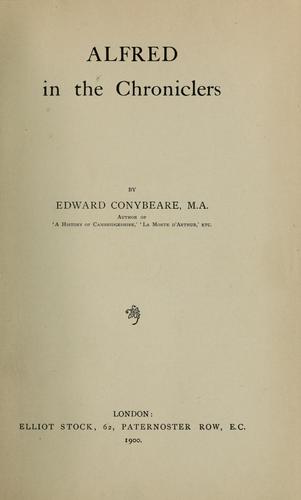 Alfred in the chroniclers
