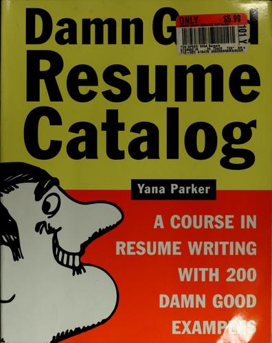 The damn good resume catalog