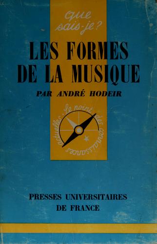 Les formes de la musique