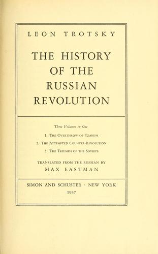 The history of the Russian revolution