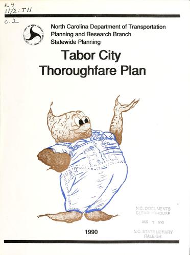 Thoroughfare plan for the town of Tabor City