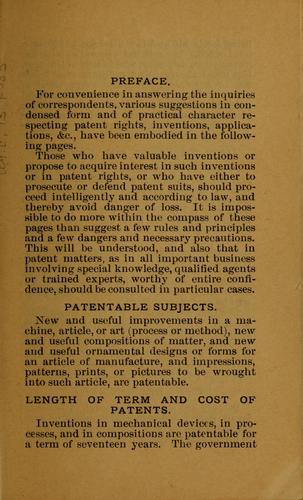 For manufacturers, inventors, and others