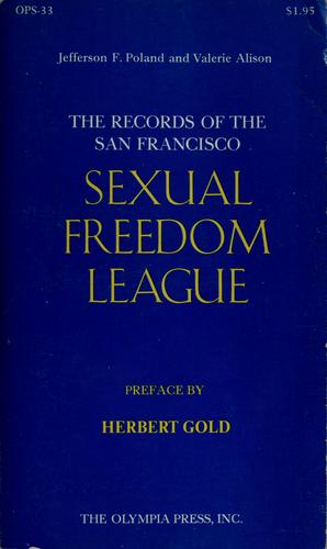 The records of the San Francisco Sexual Freedom League