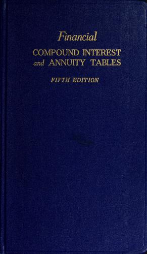 Financial compound interest and annuity tables