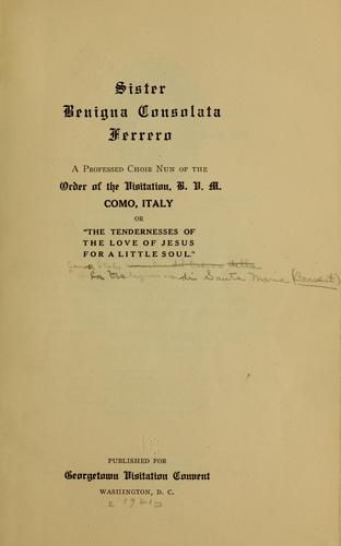 Sister Benigna Consolata Ferrero