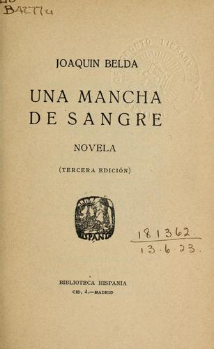 Una Mancha de Sangre