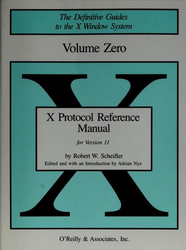 X Protocol Reference Manual