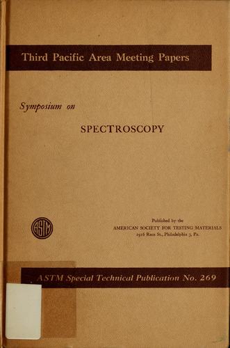 Symposium on spectroscopy.