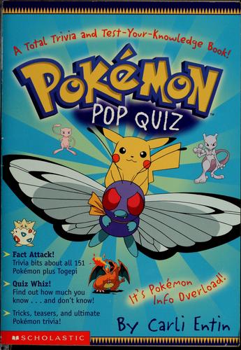 Pokémon pop quiz