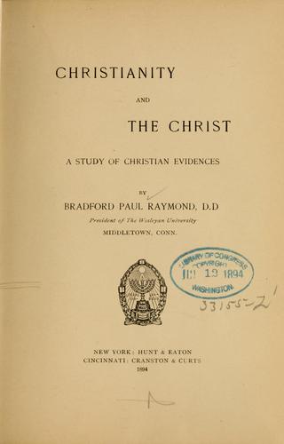 Christianity and the Christ...