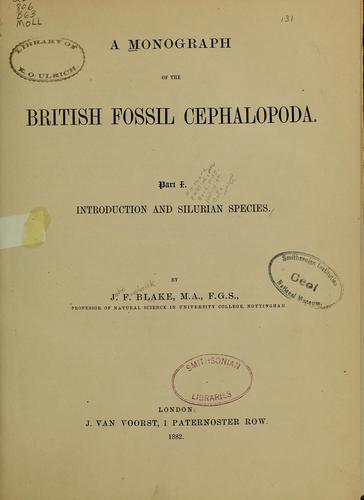A monograph of the British fossil cephalopoda