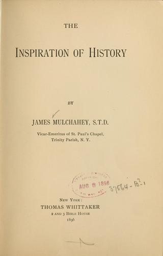 The inspiration of history