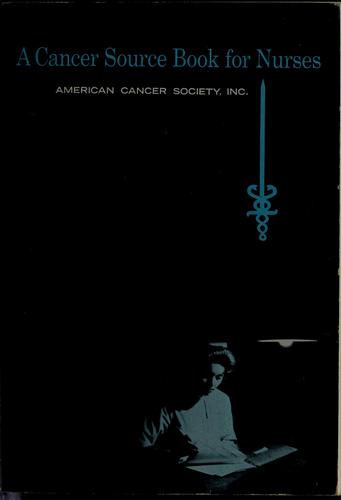 A cancer source book for nurses.