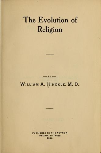 The evolution of religion