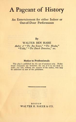 A pageant of history