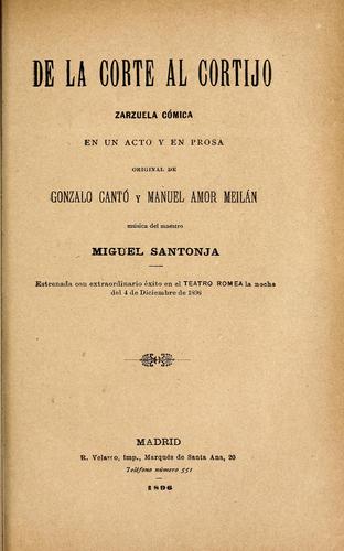 De la corte al cortijo