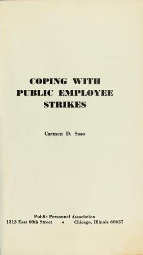 Coping with public employee strikes