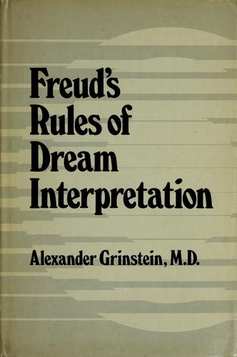 Freud's rules of dream interpretation