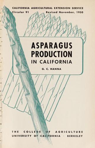 Asparagus production in California