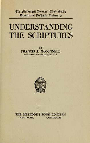 Understanding the Scriptures