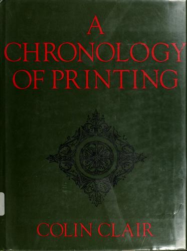 A chronology of printing.