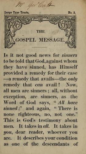 The gospel message