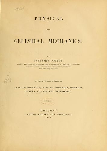 A system of analytic mechanics.