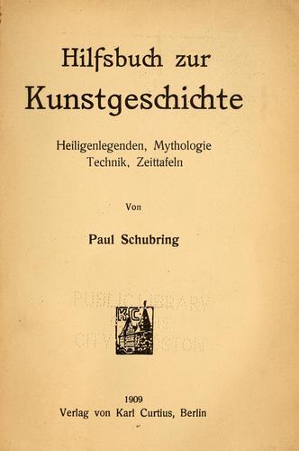 Hilfsbuch zur Kunstgeschichte