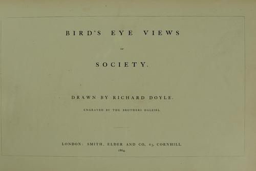 Bird's eye views of society