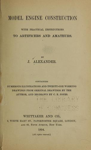 Model engine construction