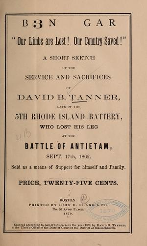 "Our limbs are lost!  Our country saved!"