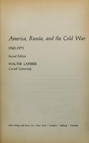 America, Russia, and the Cold War
