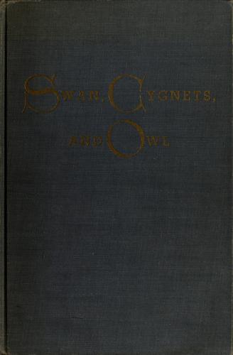 Swan, cygnets, and owl