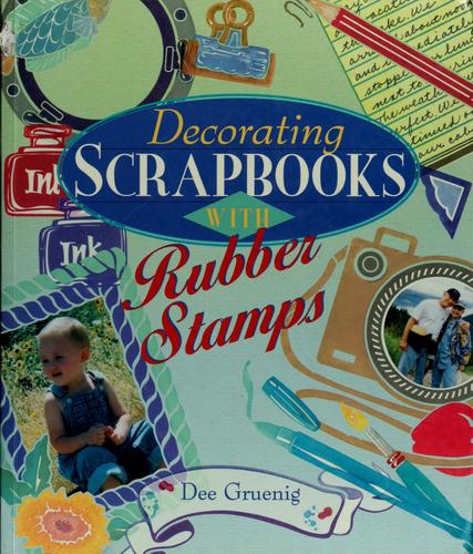 Decorating scrapbooks with rubber stamps