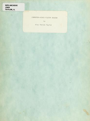 Computer-aided filter design