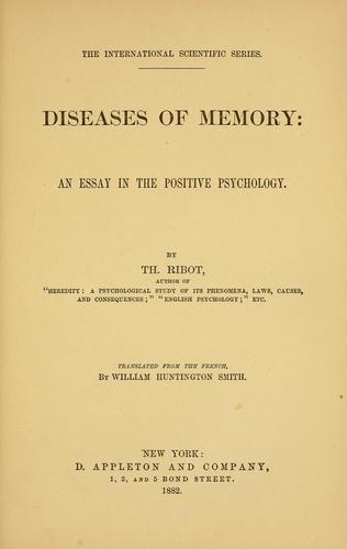 Diseases of memory