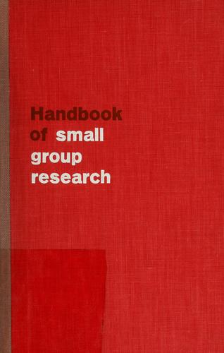 Handbook of small group research